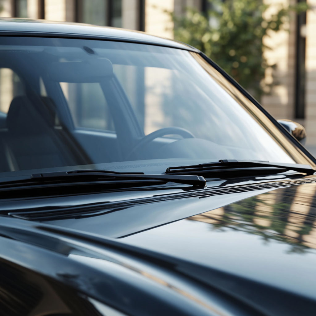 лобовое стекло после полировки