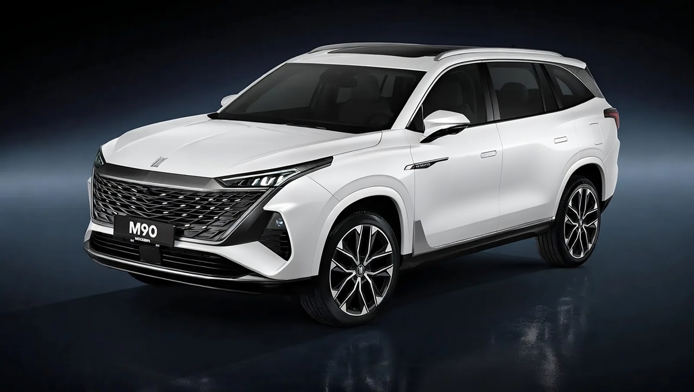 белый Москвич М90 2026: